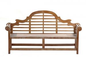 Luxury Indonesian teak outdoor bench