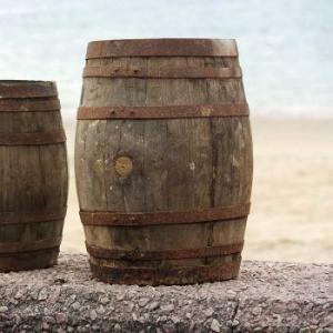 Original Scottish Oak Whiskey Barrel